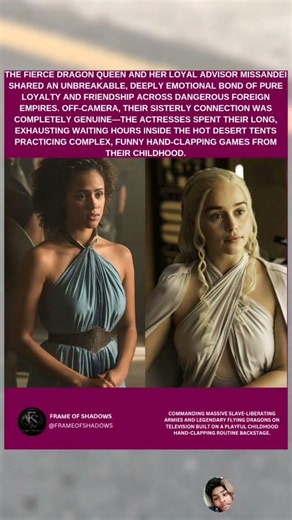 Daenerys & Missandei’s Wholesome Backstage Ritual! 👯‍♀️✨