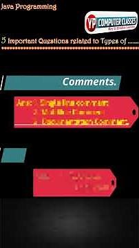 P2: 5 imp Java theory Icse class 10th (types of Contructor, Functions, Errors.