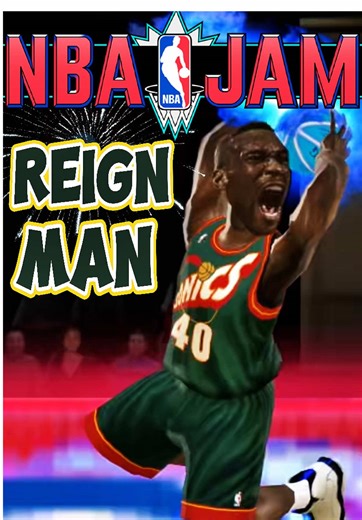 Shawn Kemp Highlights in NBA JAM from the 1990s