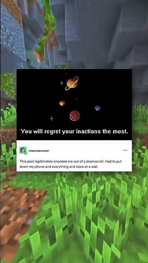 You Will Regret Your Inaction. 🪐