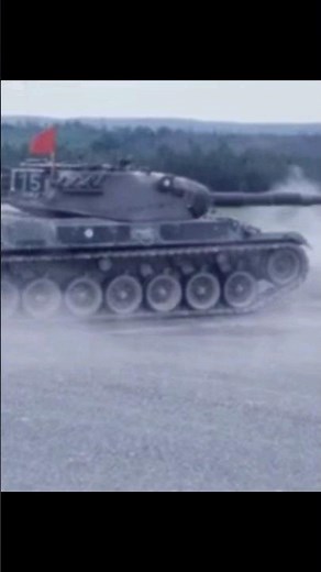kampfpanzer Leopard 1A2 in action during Canadian Army Trophy 1980 #shorts #leopardtank #panzer