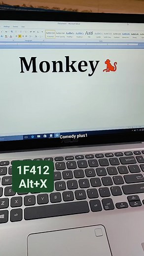 Computer Shortcut Key for Monkey Symbol 🐒 | Hidden Alt X Trick Revealed! Ms word tricks| --- #keyboard #AltX #MonkeySymbol #shortcut #trick #reelsviralシ #GlobalTech #MSWord #wordtips #computertips #techreels #tech #viral #new #reelsviral #trendingreels #trendalert #viralpost #viralreel #reelsvideo #facebookreels #learnsomethingnew #comedyplus1 #globalskills | Comedy plus1