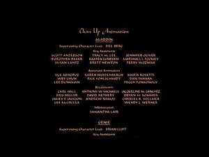 Aladdin (1992) End Credits [Original Theatrical Version]