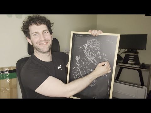 ASMR Chalkboard ✨ Chalk Writing, Doodling & Tapping for Sleep and Relaxation