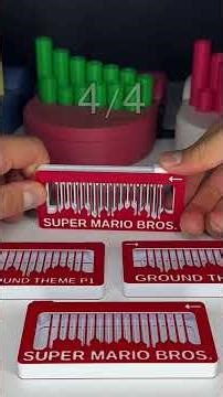 3D Printed Super Mario Bros Musical Fidgets