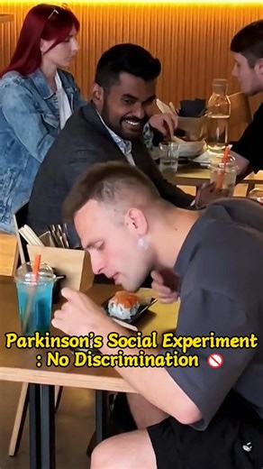 Parkinsoni's Social Experiment:No Discrimination#usa🇺🇸 #usa_tiktok #beritatiktok #gunungslamet #beritaviral