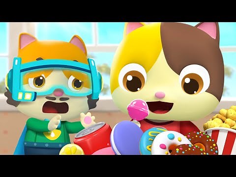 No More Snacks, Baby Kitten | Good Habits for Kids | Nursery Rhymes | Kids Songs | BabyBus Lesson 4