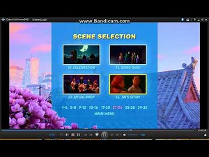 Turning Red 2022 DVD Menu Walkthrough
