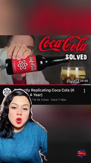 YouTuber revela receta secreta de la Coca Cola #replicating #cocacola #youtube #labcoatz #recetasecreta