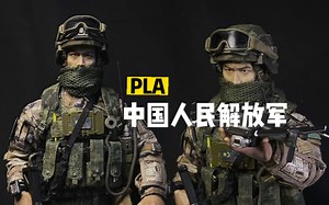 1:6 解放军 兵人模型 星空迷彩 荒漠迷彩
