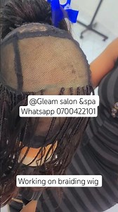 Step by step on how to customize braided wig