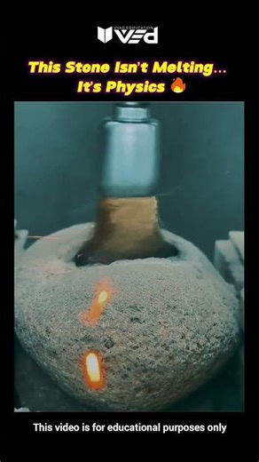 This Stone Isn’t Melting… It’s Friction Physics 🔥 | Sparks Explained #shorts #viral