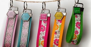 No Sew Wristlet Keychains