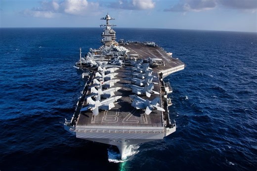 'Unsustainable Strain': New Navy Supercarrier USS Gerald R. Ford Is Being Pushed to the Breaking Point