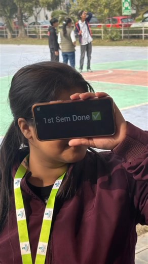 First' Semester Done'...#viralvideos #shortvideos #ytshortsvideo #youtubeshort #collegeshort