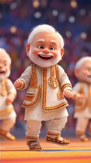 Modiji cute dance #modiji #dance #viral #modi #aishorts #ai #shorts