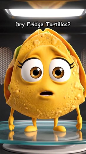 ❌ Stop Microwaving Dry Tortillas! 🚨 #KitchenHacks #FoodHacks Stop throwing away dry tortillas! Storing them in the refrigerator makes them brittle, and microwaving them alone just makes it worse. Learn the simple trick to bring them back to life. 🍳 Items featured: - Corn Tortilla: Complains about getting dry and stiff in the refrigerator. - Microwave Plate: Suffers as the dry tortilla turns rock-hard on top of it. - Damp Paper Towel: Provides the perfect fix to steam tortillas back to softness