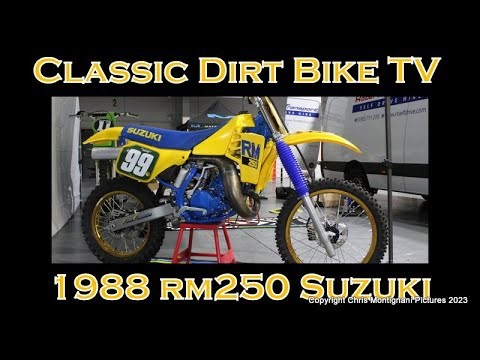 Steve Coughlan's 1988 RM250 Evolution Suzuki