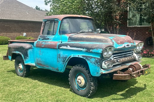 1958 Chevrolet Apache 3100 Stepside Pickup NAPCO 4×4 4-Speed