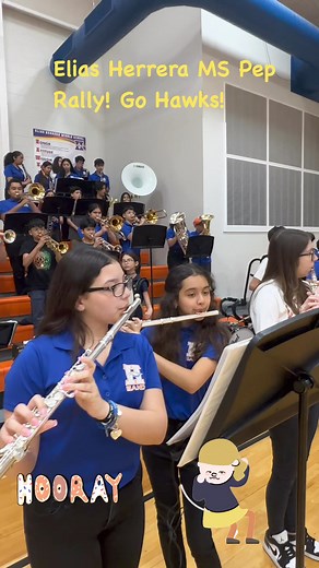 6.8K views · 48 reactions | Elias Herrera Middle School STAAR pep rally! Go Hawks! | United Independent School District | Facebook