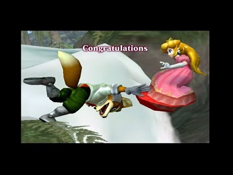 Super Smash Bros Melee - Peach - Classic Mode (Very Hard)