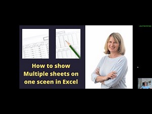 Viewing multiple sheets on screen in Excel #excel #exceltips #exceltraining