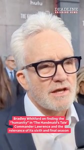 Bradley Whitford on finding the “humanity” in #TheHandmaidsTale’s Commander Lawrence and the relevance of its 6th and final season | Deadline Hollywood