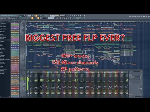 The Biggest Free FL Studio Project File Ever? (FREE EDM HOUSE FLP)