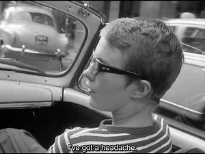 Breathless (1960) - Jump Cuts: Patricia in the Car