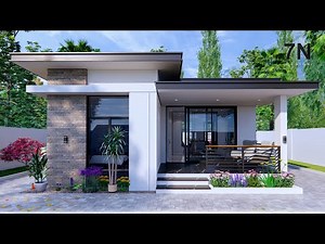 7 x 9 Meter Modern Small House | 2Bedroom House Design