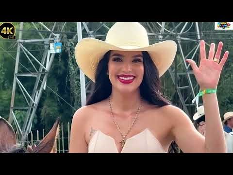 Colombian Ladies Horse Parade 4K 🇨🇴 | Beautiful Summer Festival Horse Riding