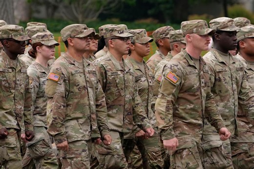 See highlights from Trump's controversial military parade