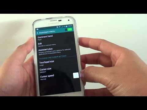 Samsung Galaxy S5: How to Enable Onscreen Touch Pad and Cursor