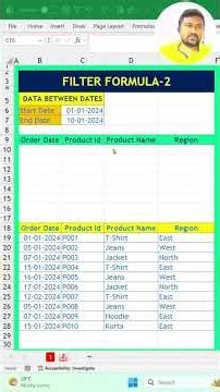 "Excel Magic: Multi‑Criteria + Between Dates Filter in Seconds!"
