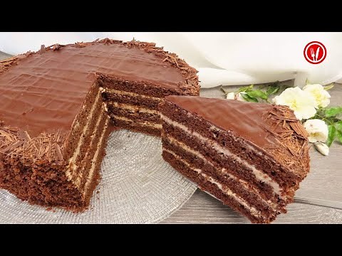 Chocolate Cake with Perfect Cream Filling