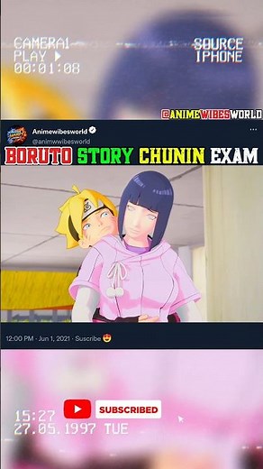 Boruto story Chunin exam Animation 4K #viral #animation