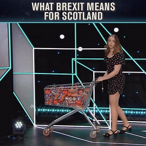 1M views · 10K reactions | Based on the very real lecture from Nicola Sturgeon in 2019, Fern Brady gives her view on what Brexit really means for Scotland. | U&Dave | Facebook