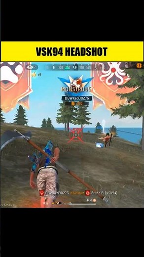 Thundering Sniper Headshot | FF Shorts