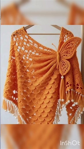 beautiful 😍 crochet 🧶 poncho design for women