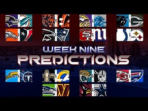 NFL Week 9 Predictions