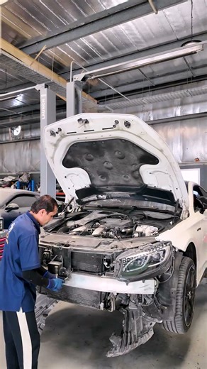 2015 Mercedes-Benz S63 AMG AC Compressor fixed with precision at #99motorssvcs #mercedes #amg