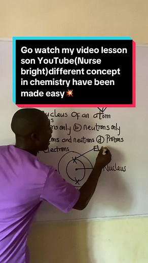 JAMB Chemistry likely Questions #science #chemistry #atom #proton #electron #neutron #viral