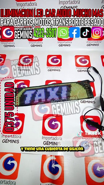 Rotulo LED Flexible con Bluetooth en Guatemala