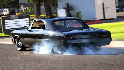 Classic Chevelle turned into a tire destroying machine