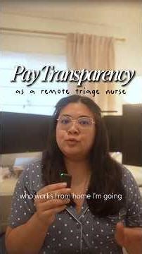 Nurse Pay Transparency! #paytransparency #nursepay #remotenurse