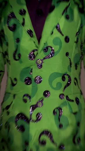Riddler costume I stoned 💜💎 #halloweencostume #halloween #theriddler