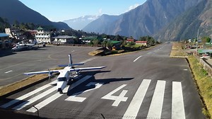 Lukla Airport where people fly during Everest trek nepal. Let's book your adventure trip with us. | Everest Base Camp Adventure