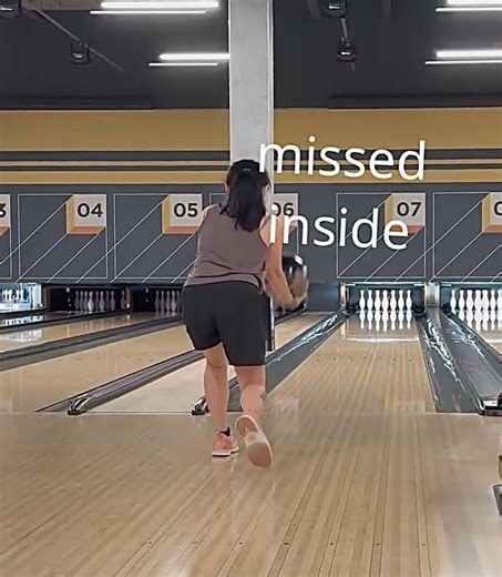 Senior Two-Handed Bowler, Bowling Practice