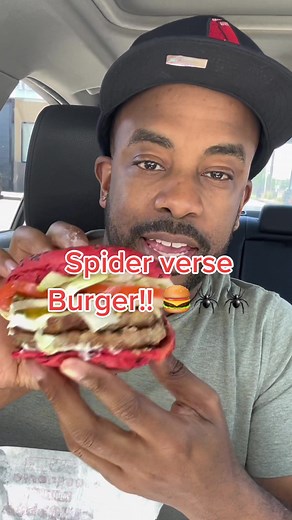 Review of the Spider Verse Burger at Burger King