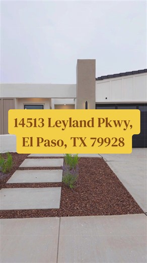 🏠 Stunning New Construction in El Paso! 🏠 Welcome to 14513 Leyland Pkwy, El Paso, TX 79928! Whether you’re looking for your first home or your next chapter, this gorgeous, move-in-ready property is an absolute must-see. ✨ Home Highlights: Price: $374,900 Space: 4 Bedrooms | 3 Bathrooms | 1,861 sq. ft. Features: Brand new construction by Castlewood Homes! Enjoy a spacious floor plan that boasts an elegant walk-in closet in the primary suite and luxury spa-like bathrooms. Listing presented by Re